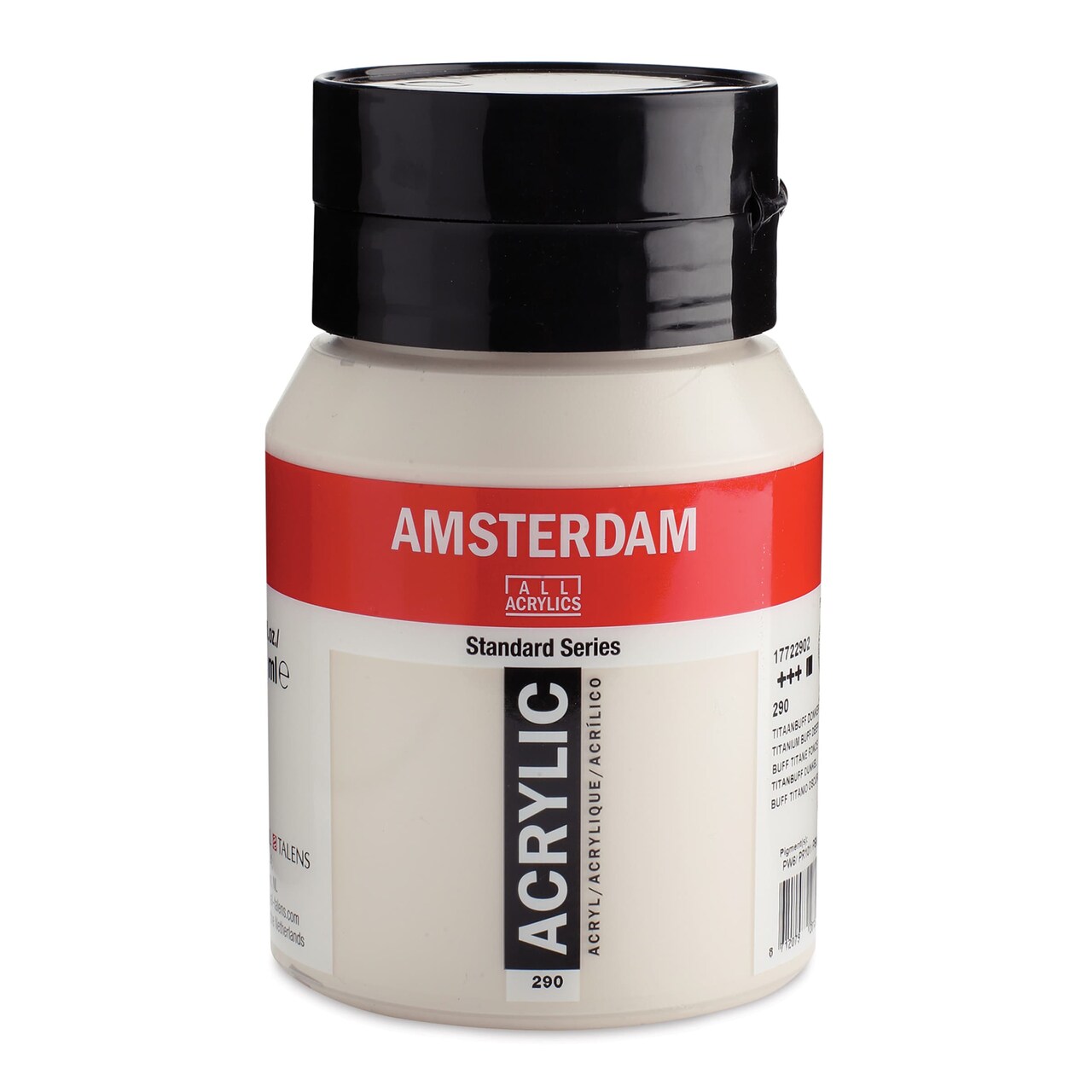 Amsterdam Standard Series Acrylic - Titanium Buff Deep, 500 ml bottle